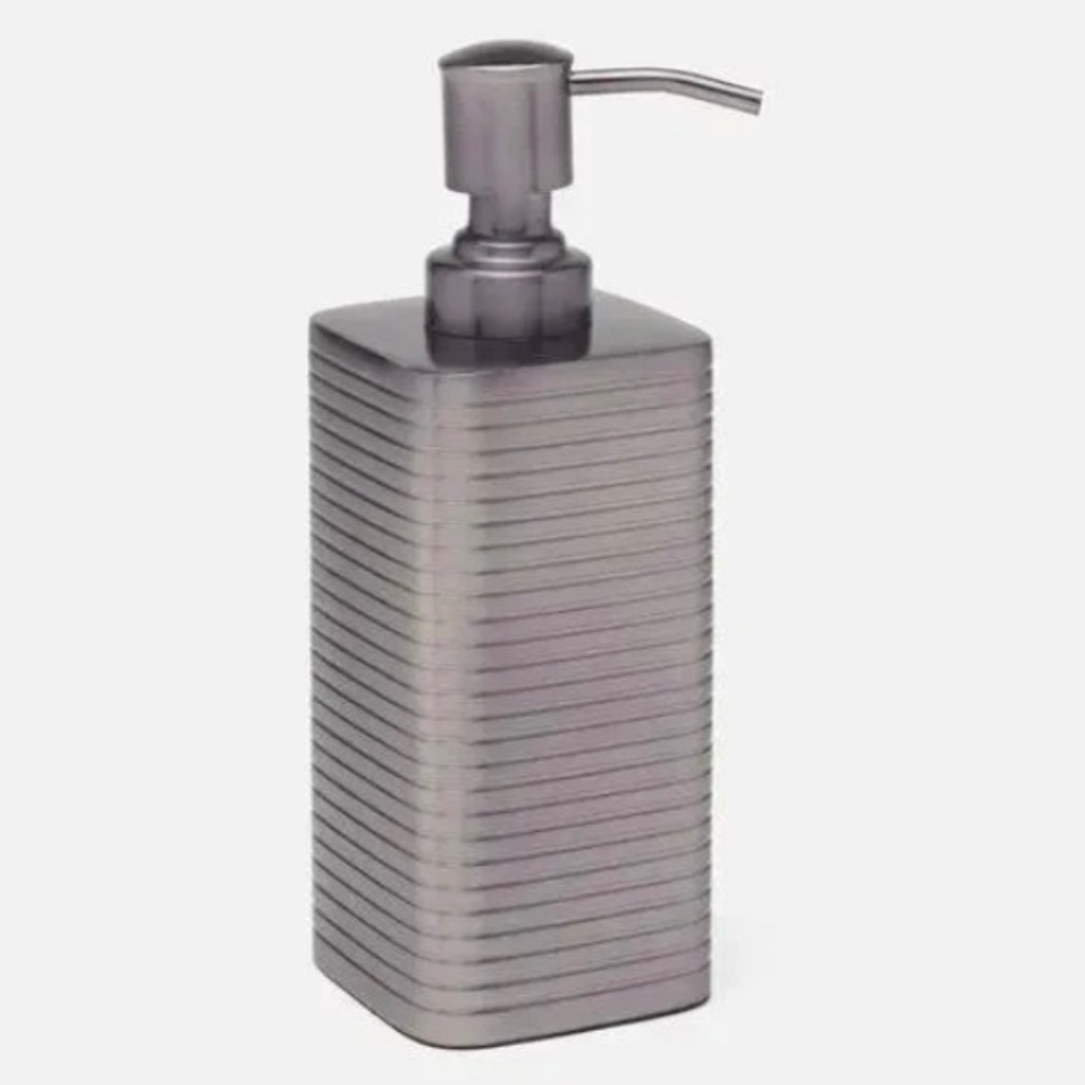 Pigeon & Poodle Adelaide Soap Pump In Pewter Brass